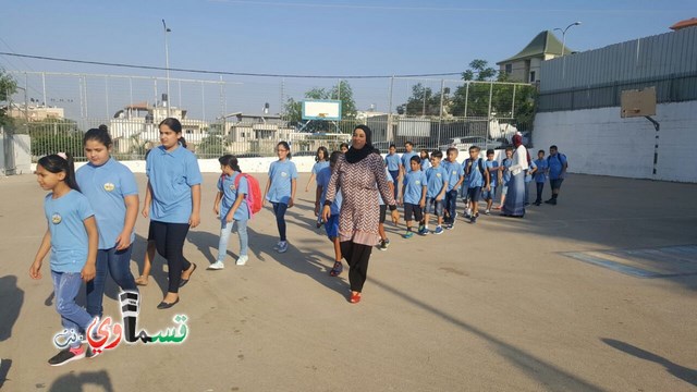  كفرقاسم- فيديو: البداية الصحيحة هي عنوان النجاح .. مدرسه جنة ابن رشد تستقبل طلابها بمراحل مدروسة وتودع حجاجها